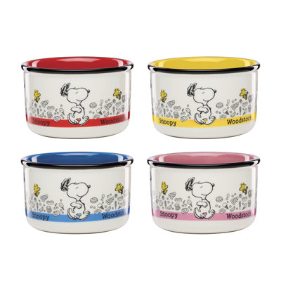Ensemble de 4 bols à collation Lenox Chef Snoopy