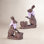 Hughes 2-Piece Bunny with Cart Figurine Set