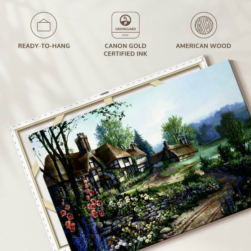 Alvord Country Estate, 16" H x 24" W
