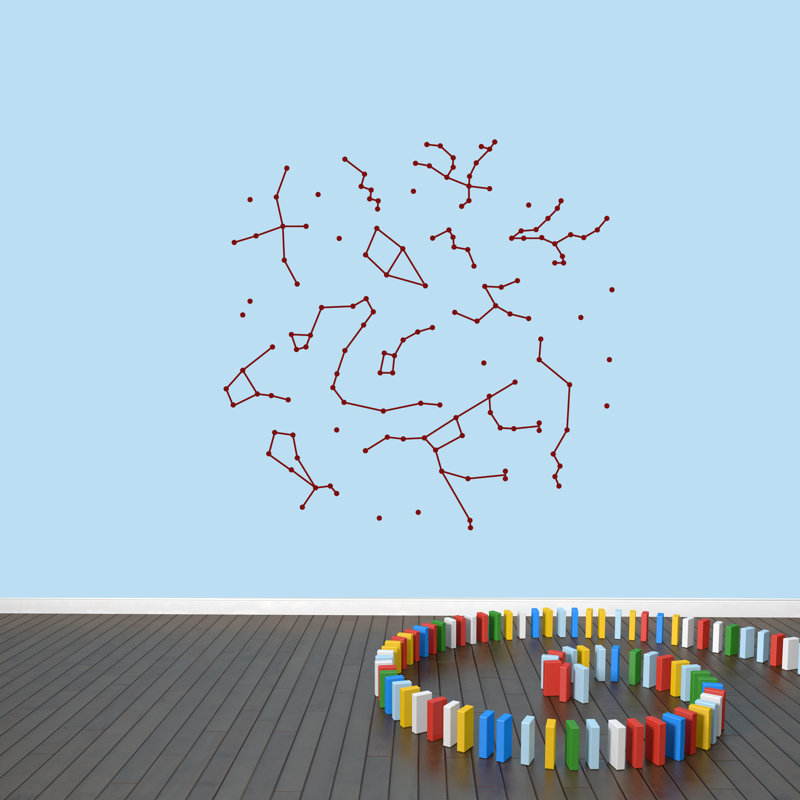 Adhésif décoratif constellations Covarrubias, Canneberge