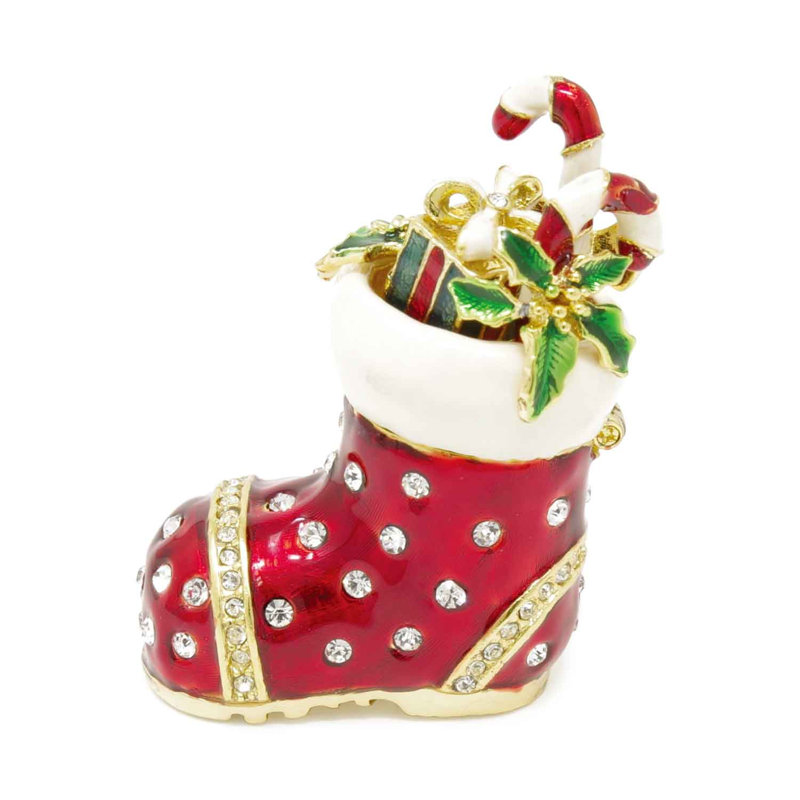Boîte à bijoux de Noël