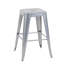 Tabouret à hauteur de comptoir 30 po, ensemble de 4 tabourets de bar en métal sans dossier, non empilable, amovible et facile à assembler, permettant d'économiser de l'espace pour un îlot de cuisine / bar / café / salle à manger-591688211-591688220-591688221