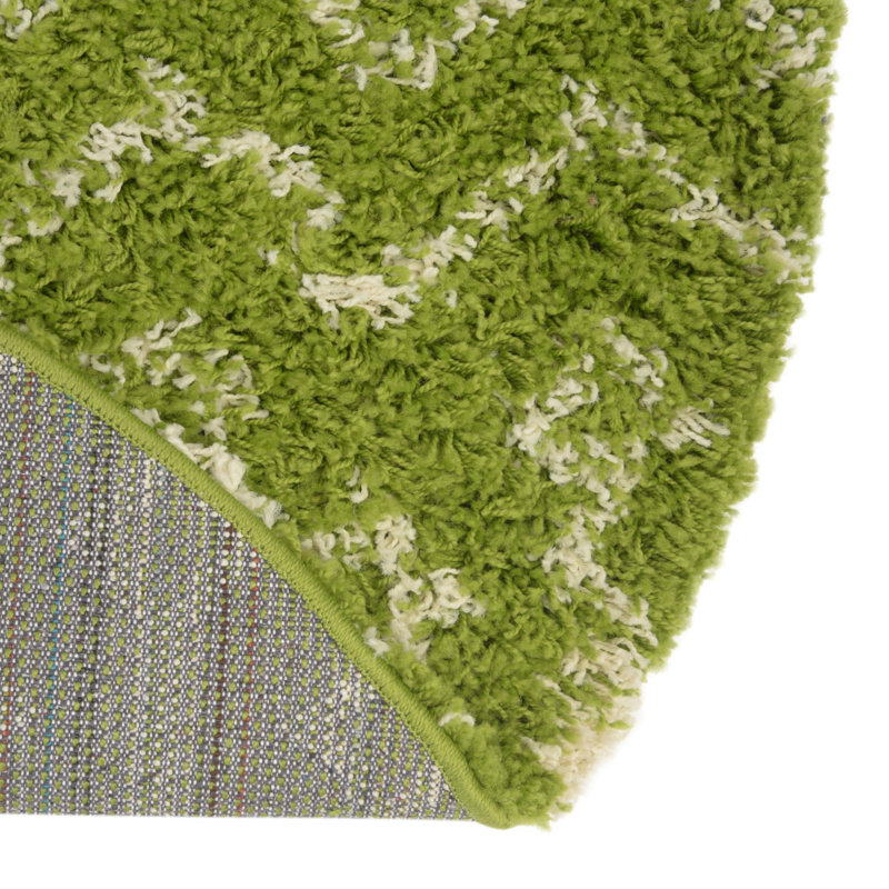 Tapis à poils longs Griego, Rond 6 pi 1 po