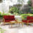48" X 24" Waterproof Outdoor Loveseat Cushion Set, Patio Furniture Replacement-112071056
