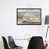 Dark Rustic Wood Framed Canvas