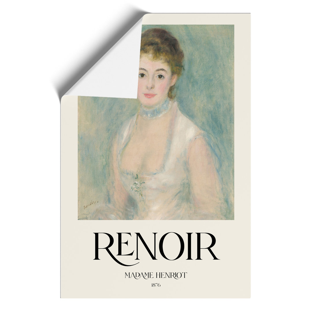 Madame Henriot Print by Pierre Auguste Renoir - Frameless Print
