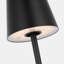 Sean Lavin Nevis Medium Rechargeable 1-Light Floor Lamp in Black with Black shade-906958159