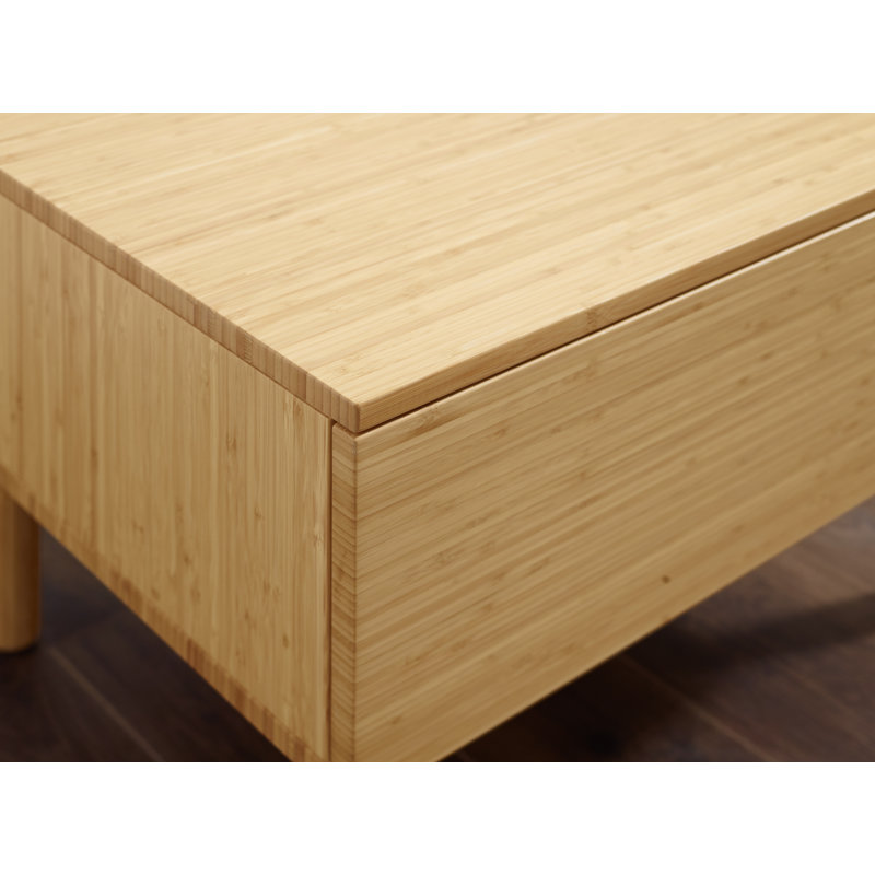 Maiva Solid Wood Platform Bedroom Set, King, 3 Pcs. Bed, 2 Nighstands