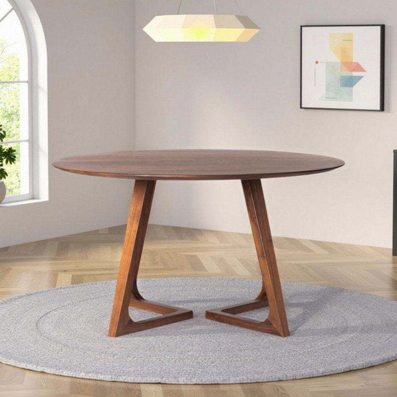 Petite table de salle à manger Nordic, H 29,53 po x l 39,37 po x P 39,37 po