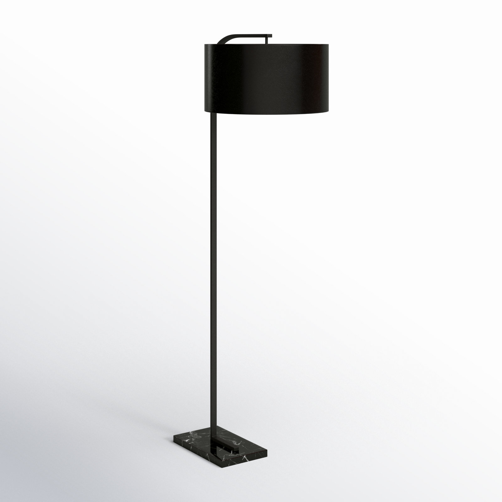 Padua Black Metal Floor Lamp