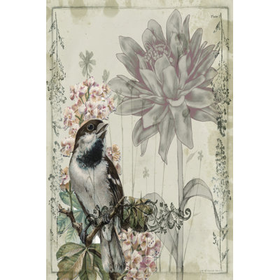 Mauve Melody I by Jennifer Goldberger - Wrapped Canvas Print