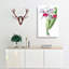 Crimson-Lipped Cattleya Flowers - Wrapped Canvas-55315340