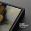 Art mural abstrait, ensemble de 2 reproductions d'art encadrées sur toile-118759845-118759847