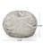 Negar 5 Foot Rounded Short Faux Fur Bean Bag-1895275408