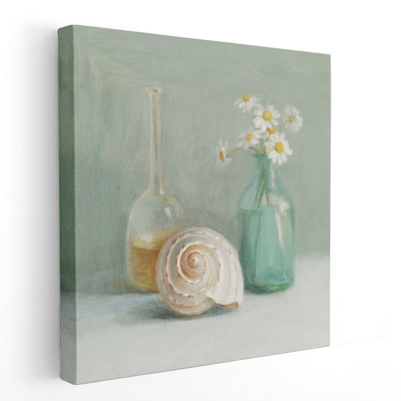Camomille spa - reproduction d'art sur toile, H 16 po x l 16 po
