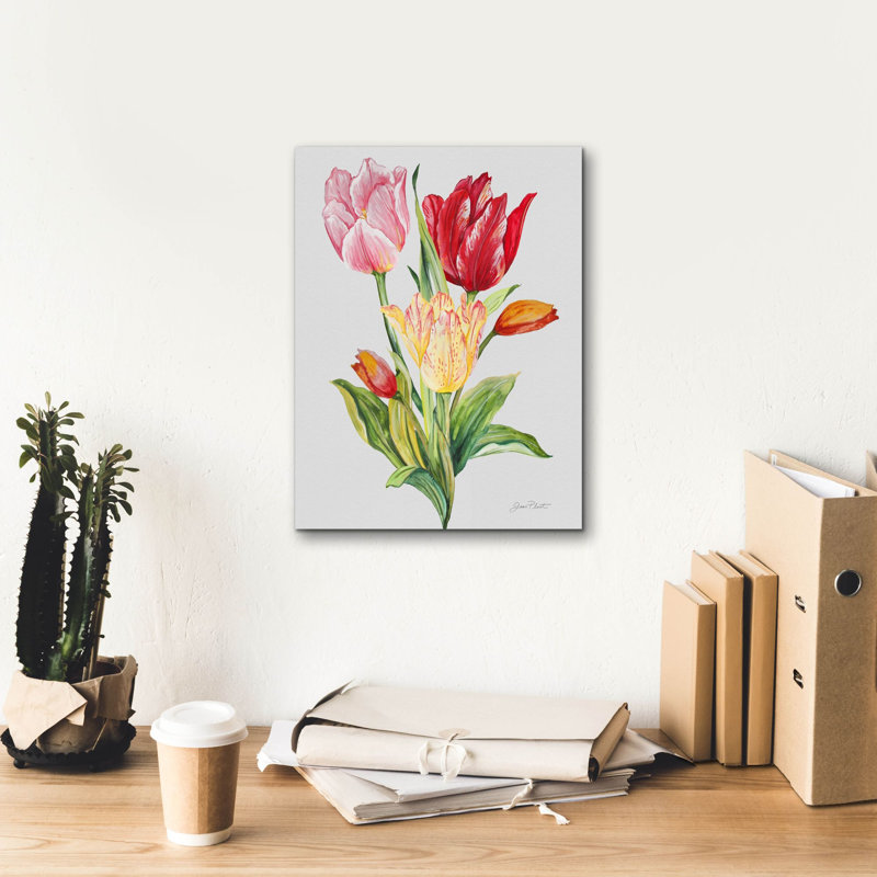 «Epic Graffiti» Botanicals 9 »par Jean Plout, art mural sur toile, H 16 po x l 12 po x P 0,75 po