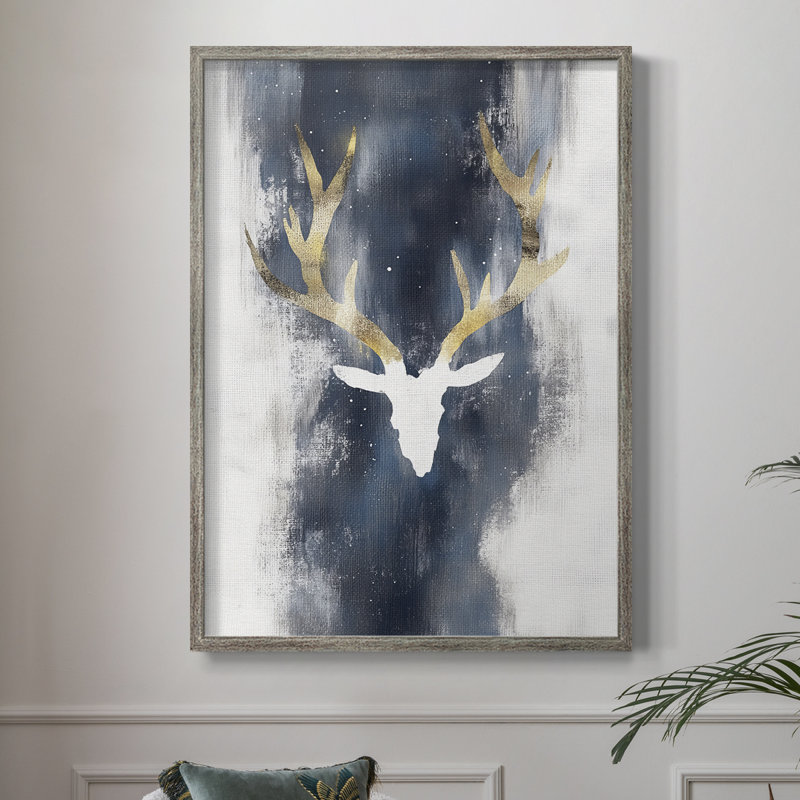 «Christmas Holiday Art CCXVII», reproduction d'art encadrée - bois massif, H 11 po x l 9 po