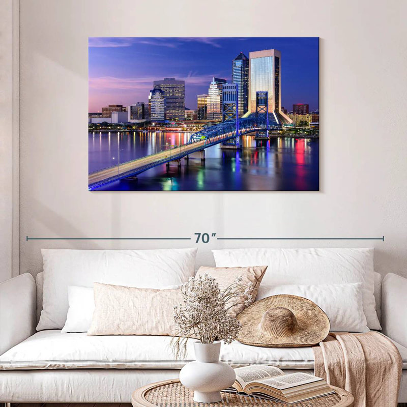 Paysage urbain Sirci Jacksonville, H 30 po x l 45 po