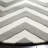 Krystyna Chevron Handmade Tufted Wool Grey/Ivory Area Rug-21774045