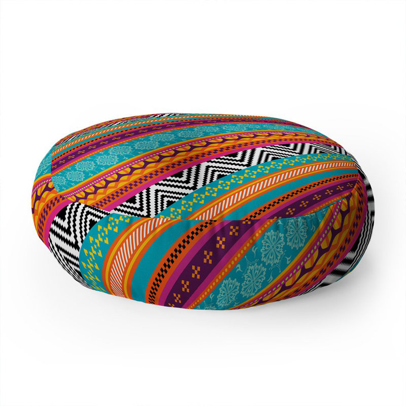Coussin de plancher rond juliana curi