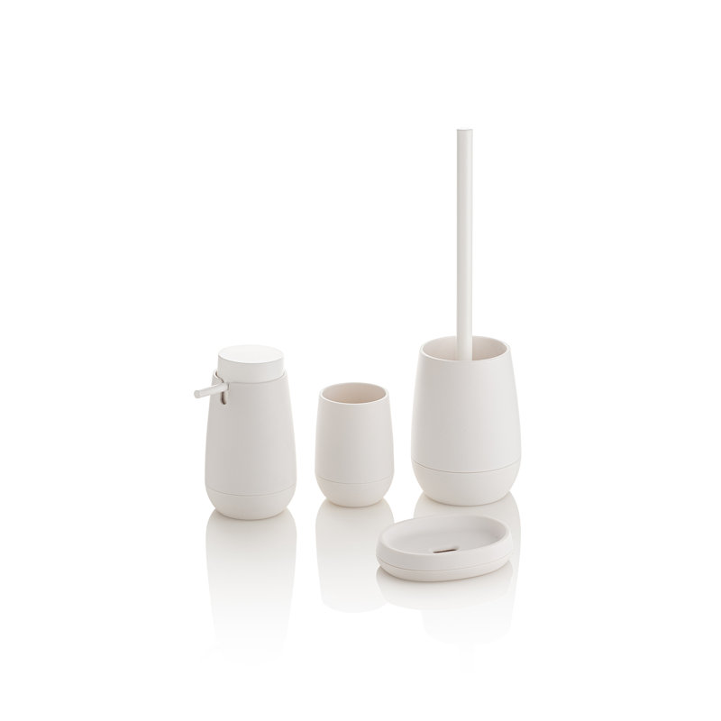 Nanaimon Bathroom Accessory Set, White