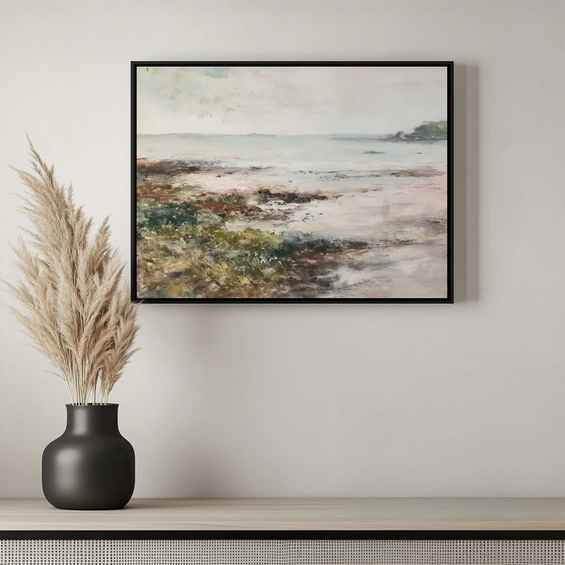 «Main Waters» par Heidi Kuntz, reproduction d'art, Toile avec cadre, Noir, L 24 po x H 18 po