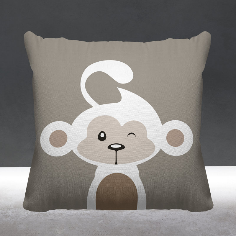 Coussin intérieur Ollie, 15 po x 15 po, Truite, Carré