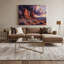 «USA State Nevada», art mural sur toile mauve-1385697286