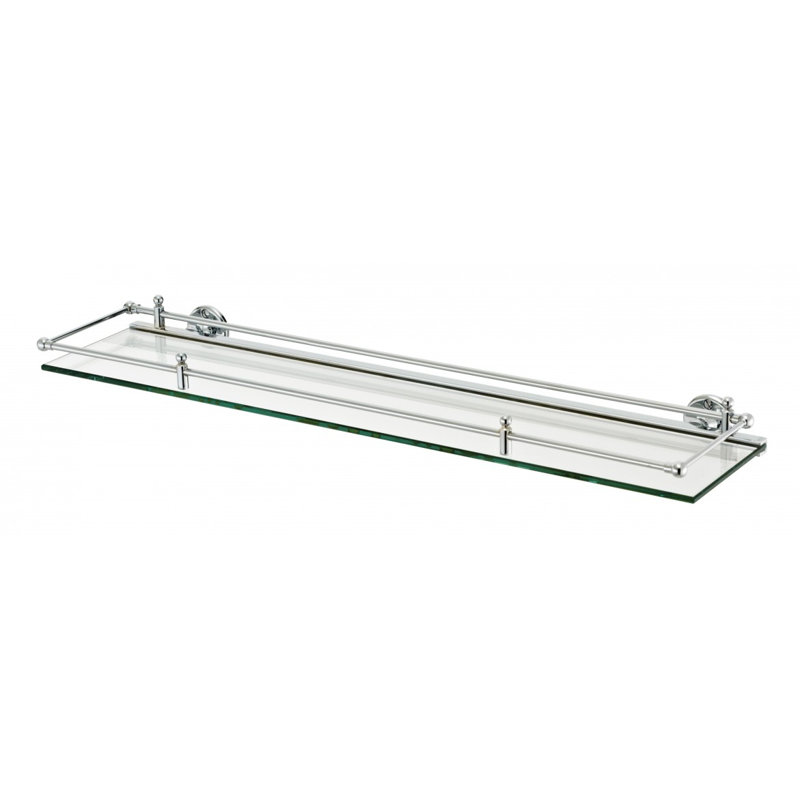 2.244" H x 24.0157" W Bathroom Shelf, Polished Chrome