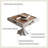 Modern Piano Finish Fully Automatic Mahjong & Dining Table for Chinese Rules