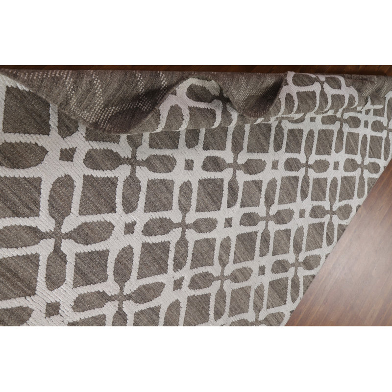 One-of-a-Kind 5'5" X 7'5" New Age Wool Area Rug in Beige