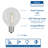 Kerstie 25 - Bulb G40 Replacement Bulb 2.25" Tall by 1.5" Wide-256610274