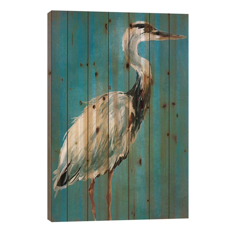 " Great Blue Heron I ", 40" H x 26" W x 1.5" D