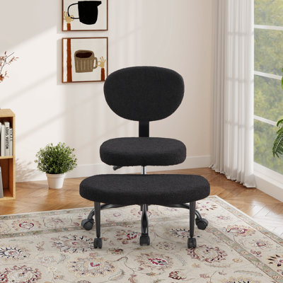 Chaise ergonomique moderne à hauteur réglable de 25,8 po Olamide