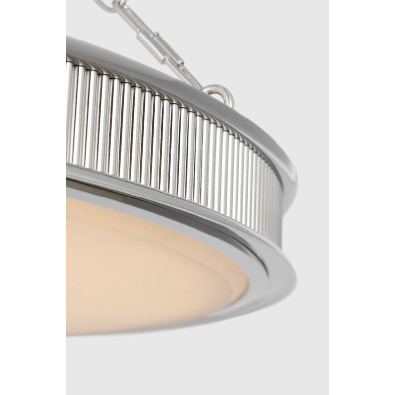 Matthew 3 - Light LED Chandelier, Polished Nickel