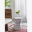 Table de bout hexagonale, table d'appoint d'appoint