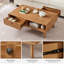 Table basse avec rangement pour le salon