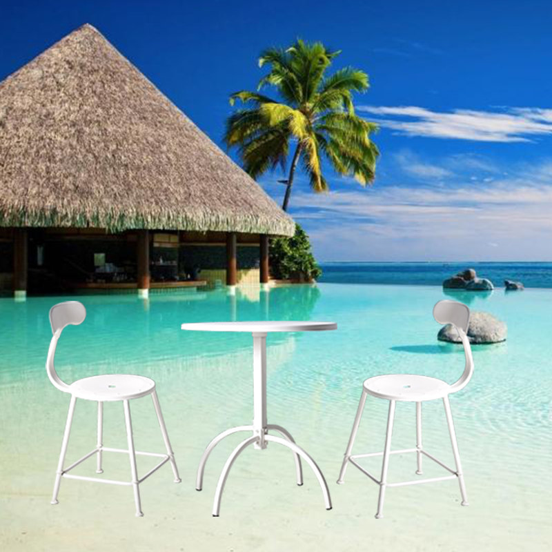 Ensemble bistro rond pour 2 personnes, L 27,56 po x H 29,5 po