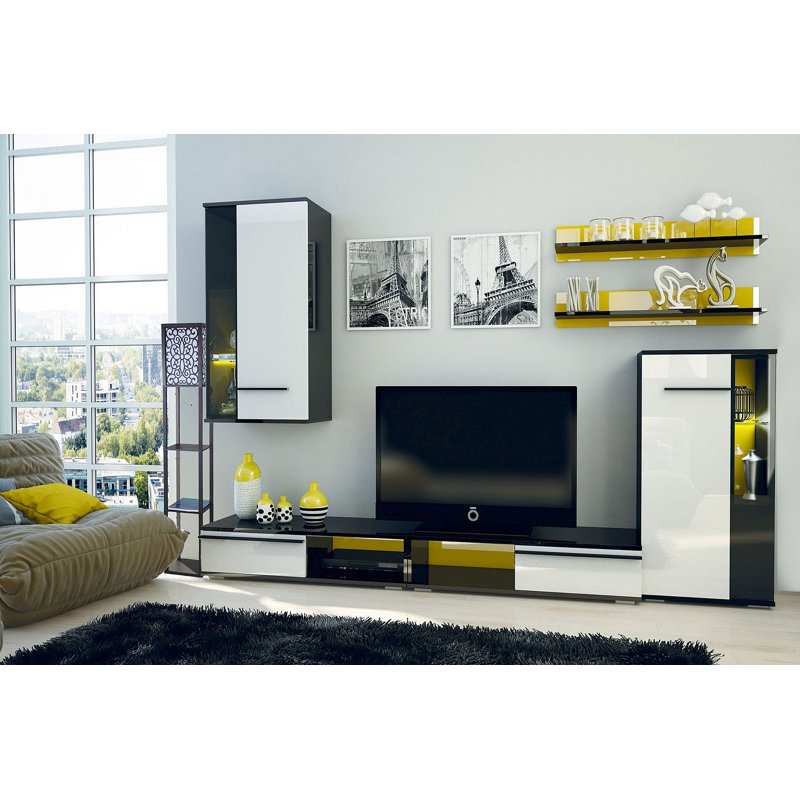Lampe sur pied colonne 63 "Tilley, Noir