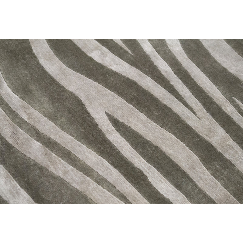 Wool Animal Print Area Rug
