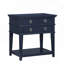 Carmona Midnight Blue 2-Drawer Tray Top Nightstand-127371365