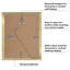 Cadre photo Americanflat - ensemble de 2 - cadre avec passe-partout - plexiglas poli-101177767-101177778