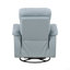 Fauteuil inclinable, pivotant et rembourré en cuir, fauteuil de luxe, fauteuil de confort, 1 pièce, confort moelleux-129565132