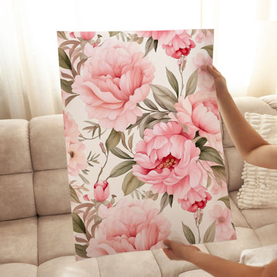 Impression florale sans cadre