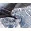 Tapis bleu à motif géométrique Santini-432371746