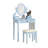 Moniys Wood Moniya Makeup Vanity Table And Stool Set-1369852034