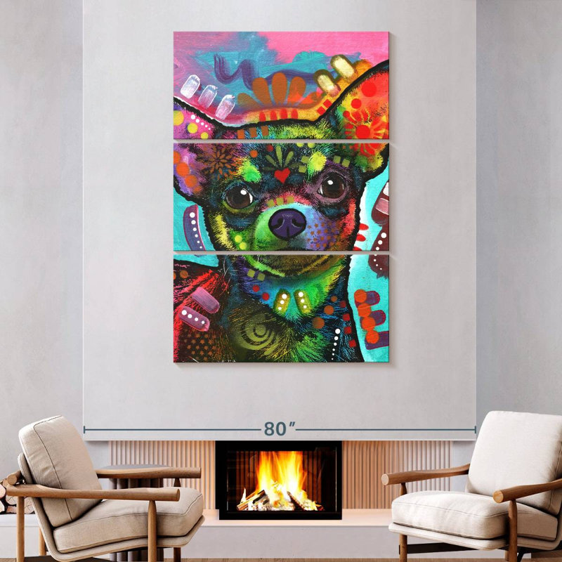 Chi, 74" H x 48" W