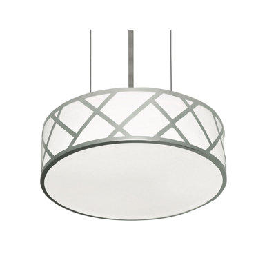 3 - Light Nickel LED Single Pendant