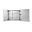 Cheshire 762 mm W 660 mm H Surface Mirrored Bathroom Cabinets with Mirror and 5 Adjustable Shelves