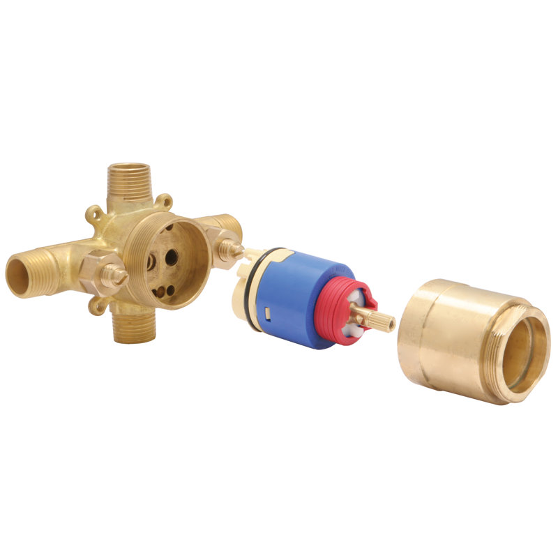 Brass Pressure Balance Shower Valve with Ceramic Disk